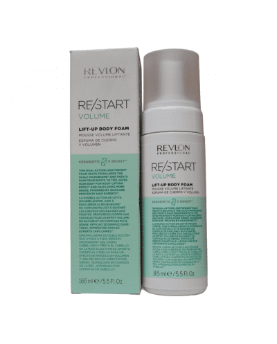 RESTART Volume Body Foam aporta cuerpo al cabello para conseguir un mayor efecto de volumen 165 ml- Revlon