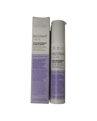 RESTART Color Gotas Violetas Anti-tonos cálidos embellece tonos rubios 50ml - Revlon