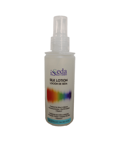 Loción seda brinda protección térmica, aporta brillo y sedosidad, protege cabello teñido 150ml - Isseda