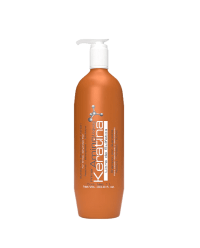 Shampoo Amino keratin ideal para cabello desfibrado y deshidratado, libre de sulfatos 1L - Loquay