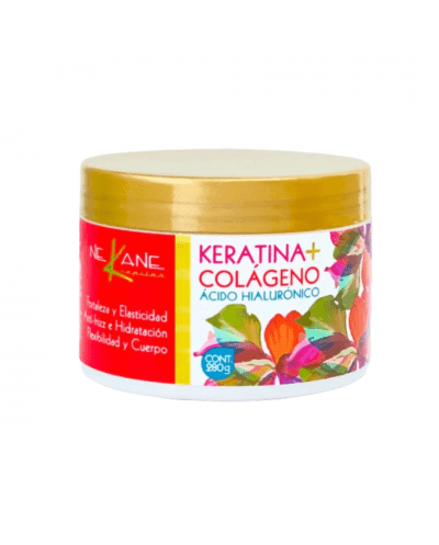 Mascarilla Keratina+ colágeno restablece la estructura del cabello, aporta elasticidad y fuerza 280g - Nekane