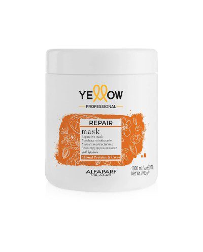 Repair mask repara cabello dañado aporta vitalidad, repara la fibra y sella la cutícula 1L - Yellow