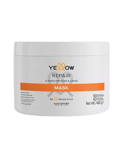 Repair mask repara cabello dañado aporta vitalidad, repara la fibra y sella la cutícula 500ml - Yellow