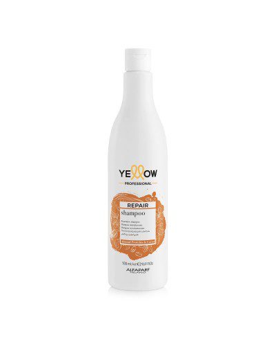 Repair shampoo restructurante para cabello dañado, aporta fuerza y elasticidad 500ml - Yellow