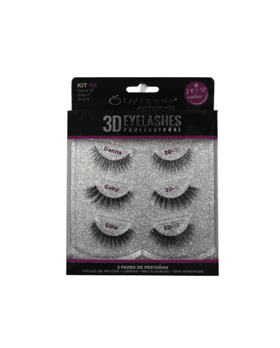 Pestañas 3D Kit 02-By Apple