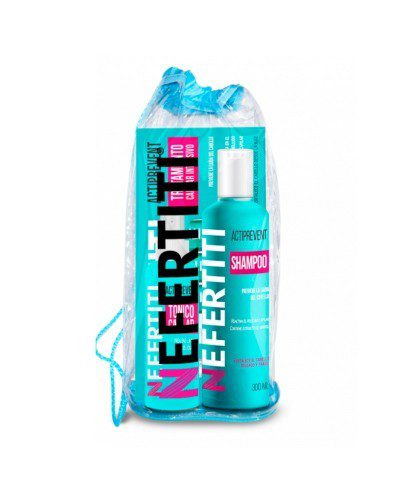 Línea actiprevent kit para prevenir la caída del cabello refresca y limpia - Nefertiti