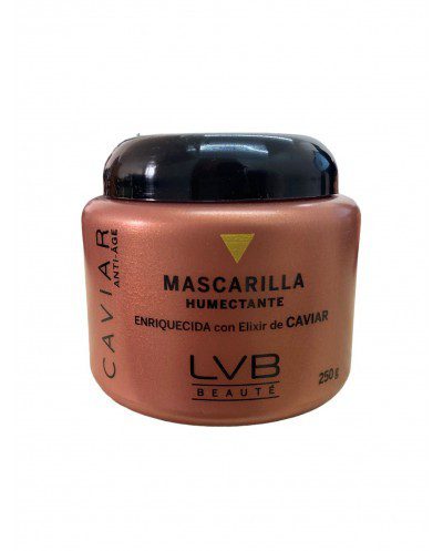 Mascarilla humectante con elixir de caviar, nutre y humecta aporta fuerza y resistencia 250g - LVB Beauté