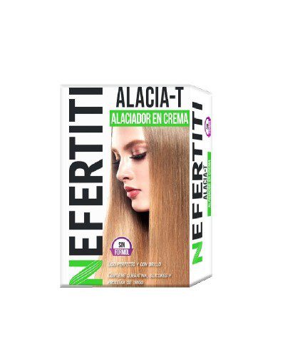 Alacia-T Kit en crema para alaciado permanente de cabello y planchado de ceja - Nefertiti
