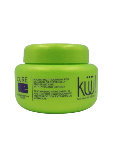 Cure Me Reconstructor Tratamiento para cabello maltratado o químicamente procesado con extracto de aguacate. 245g- Kuul