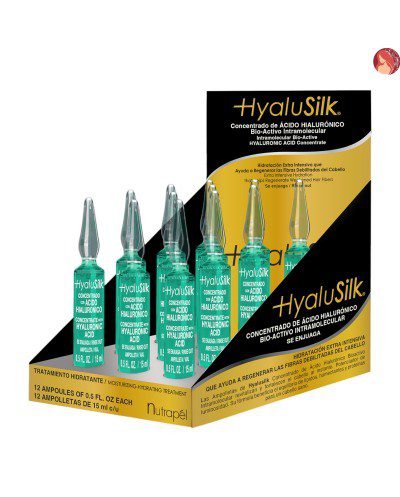 Hyalusilk ampolletas hidratantes para cabello seco y maltratado 12*15ml-Nutrapel