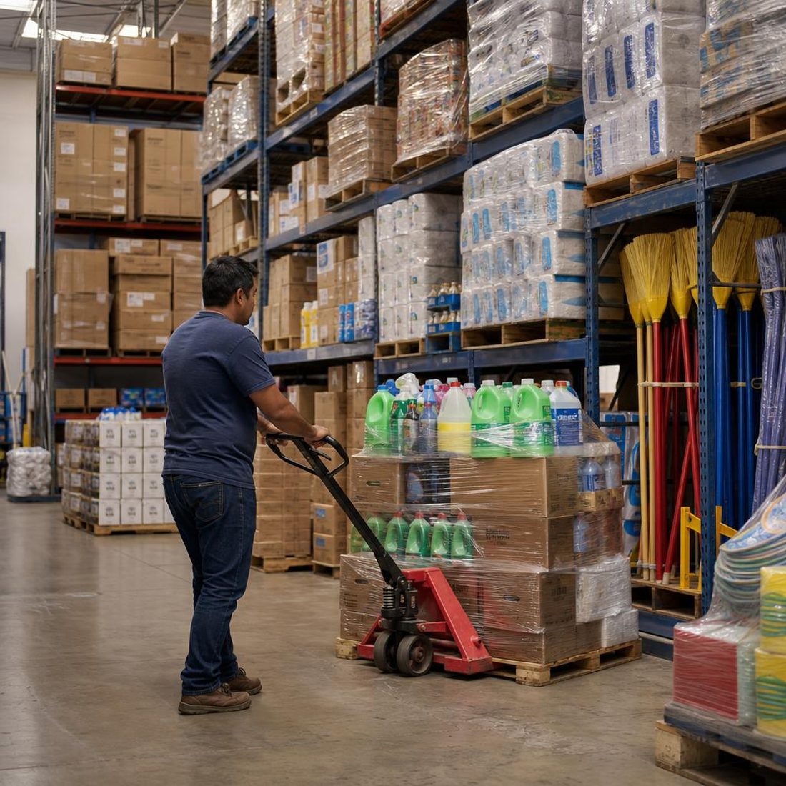 Almacén de producto de Cuidado Personal México en México